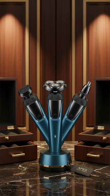 3-in-1 Electric Razor for Men with Trimmer and Shaver