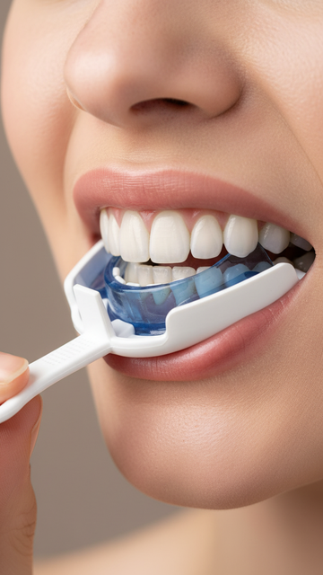 Dental Guard for Nighttime Teeth Grinding with Tray