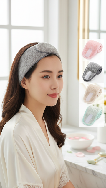 Bow Headband for Makeup and Skincare