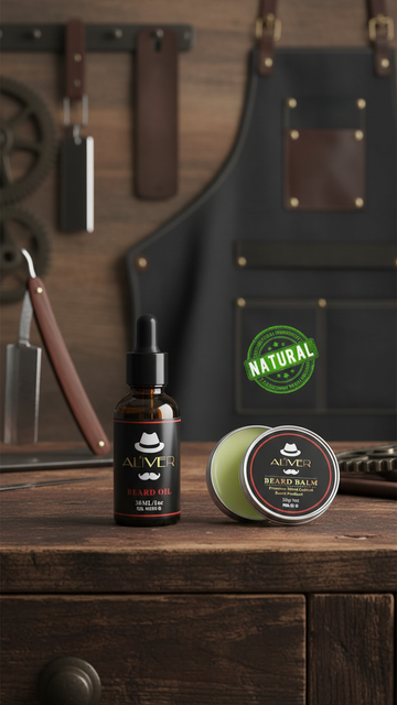 ALIVER Beard Care Kit with Grooming Tools and Apron