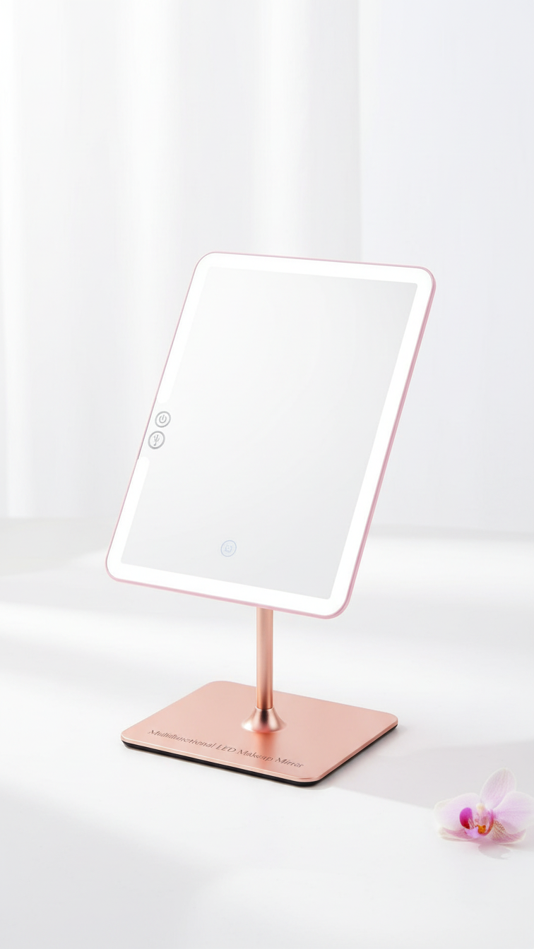 Multifunctional LED Makeup Mirror